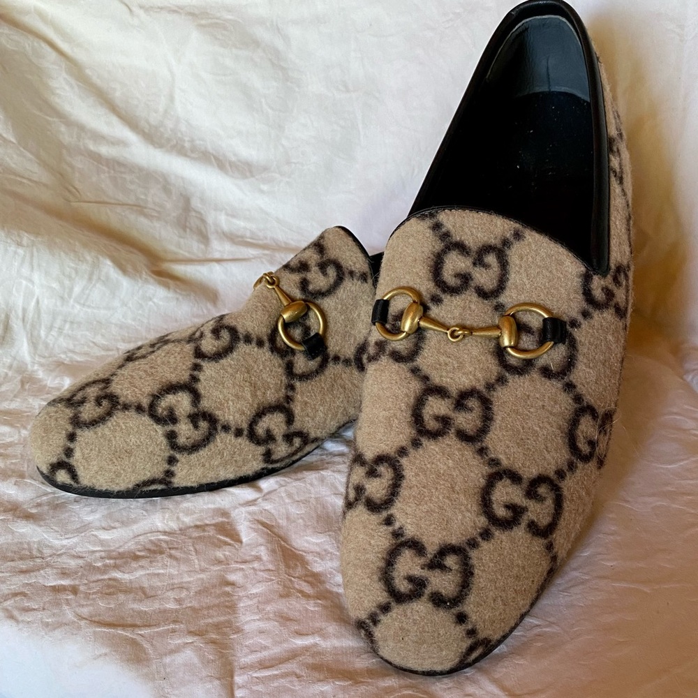 Gucci “Jordaan” wool loafer